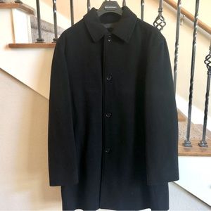 Rare OG Banana Republic 3/4 Length Wool Cashmere Overcoat NWT XL